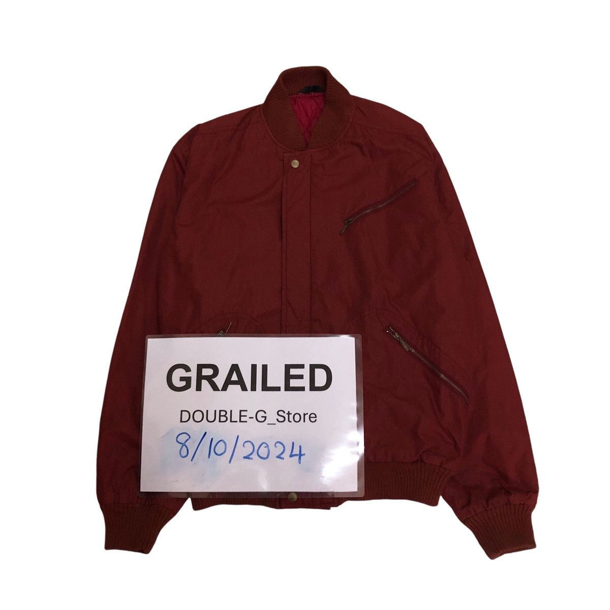 Japanese Brand × Vintage 📌Vintage Suede Bomber Jacket Zipper Inspire Issey Miyake Size US M / EU 48-50 / 2 - 1 Thumbnail