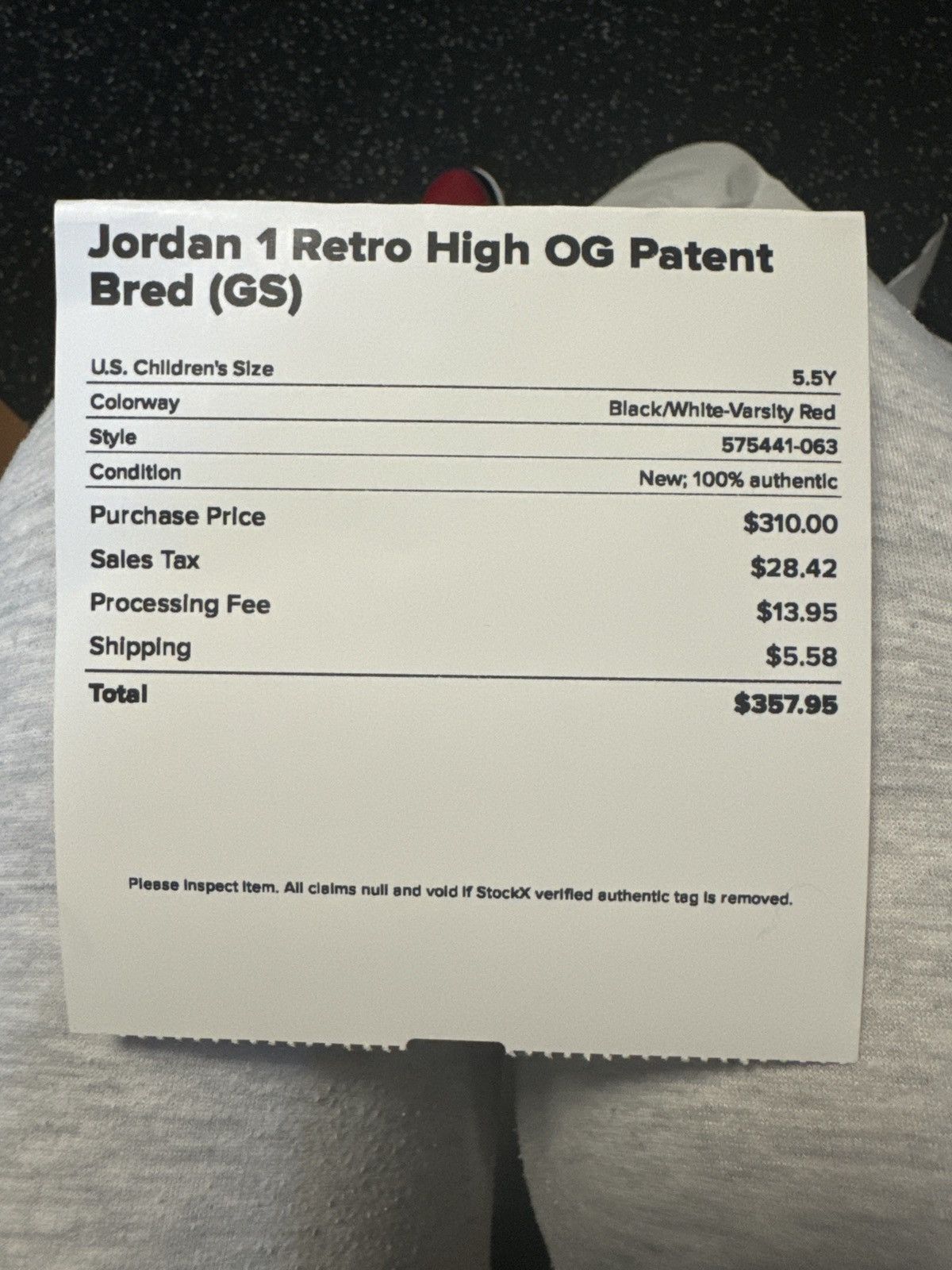 Jordan Brand × Nike Nike Air Jordan 5.5 Y BOYS like new gently worn black + red Size US 5.5 / EU 38 - 8 Thumbnail