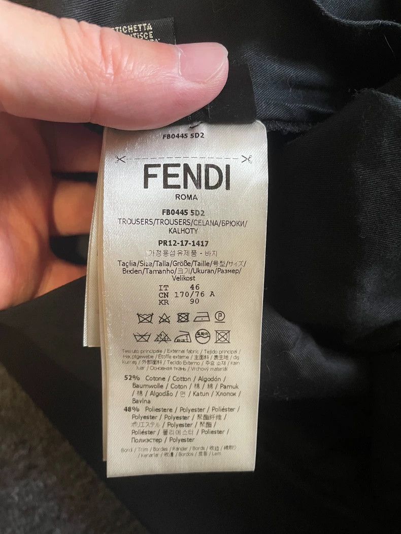 Fendi FENDI Black slacks are thick Size US 30 / EU 46 - 8 Thumbnail