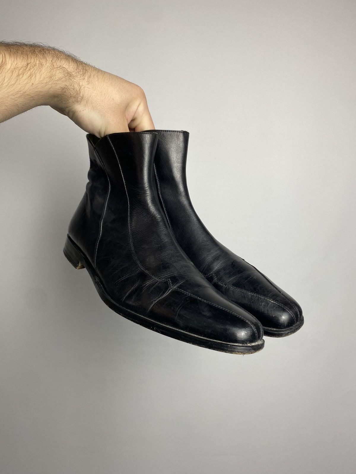 Oliver Sweeney 🔥Opium Oliver Sweeney Swanley Black leather boots 11 Size US 11 / EU 44 - 1 Thumbnail