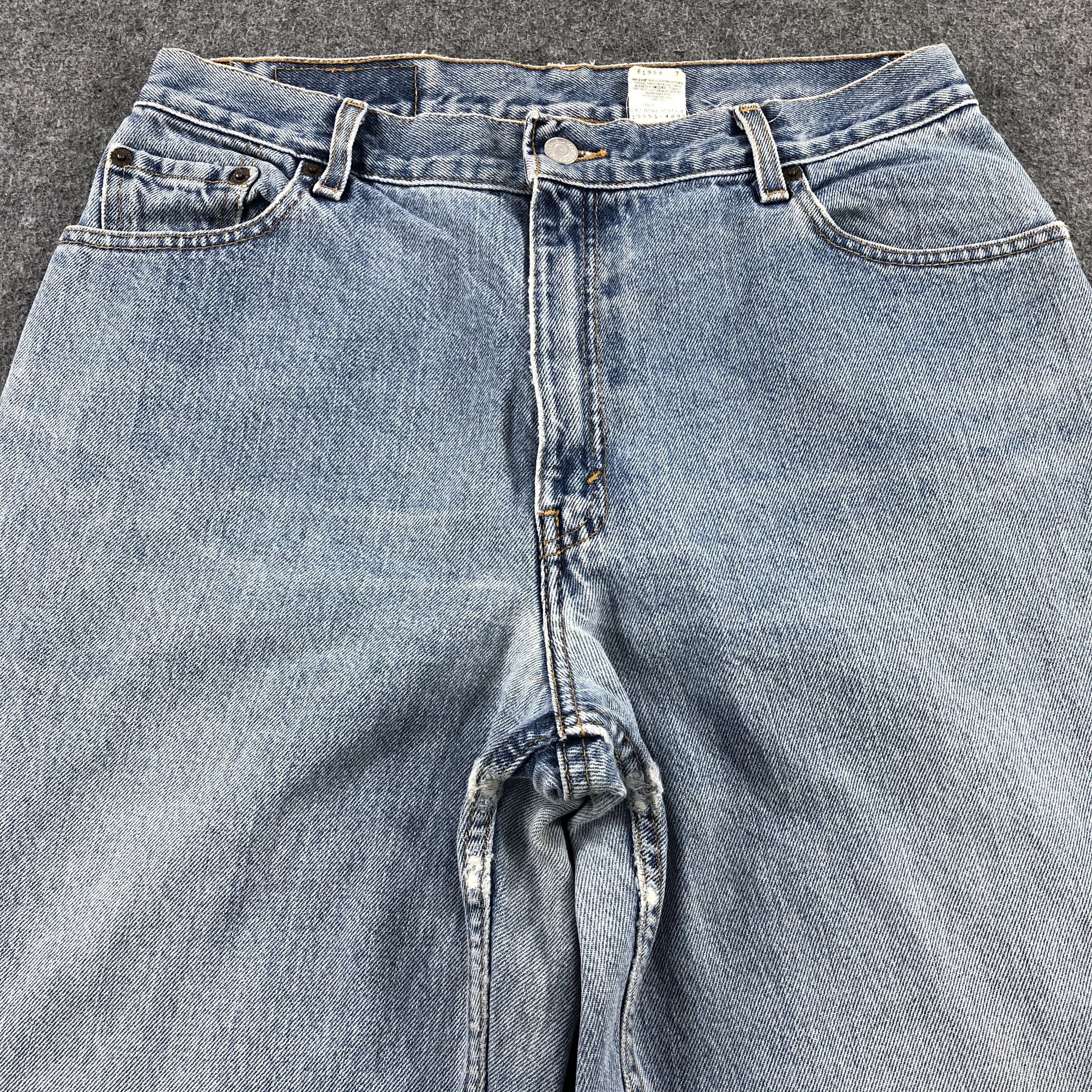 Levi's × Vintage Vintage 90s Light Wash Levis 550 Jeans-JM1817 Size US 32 / EU 48 - 3 Thumbnail