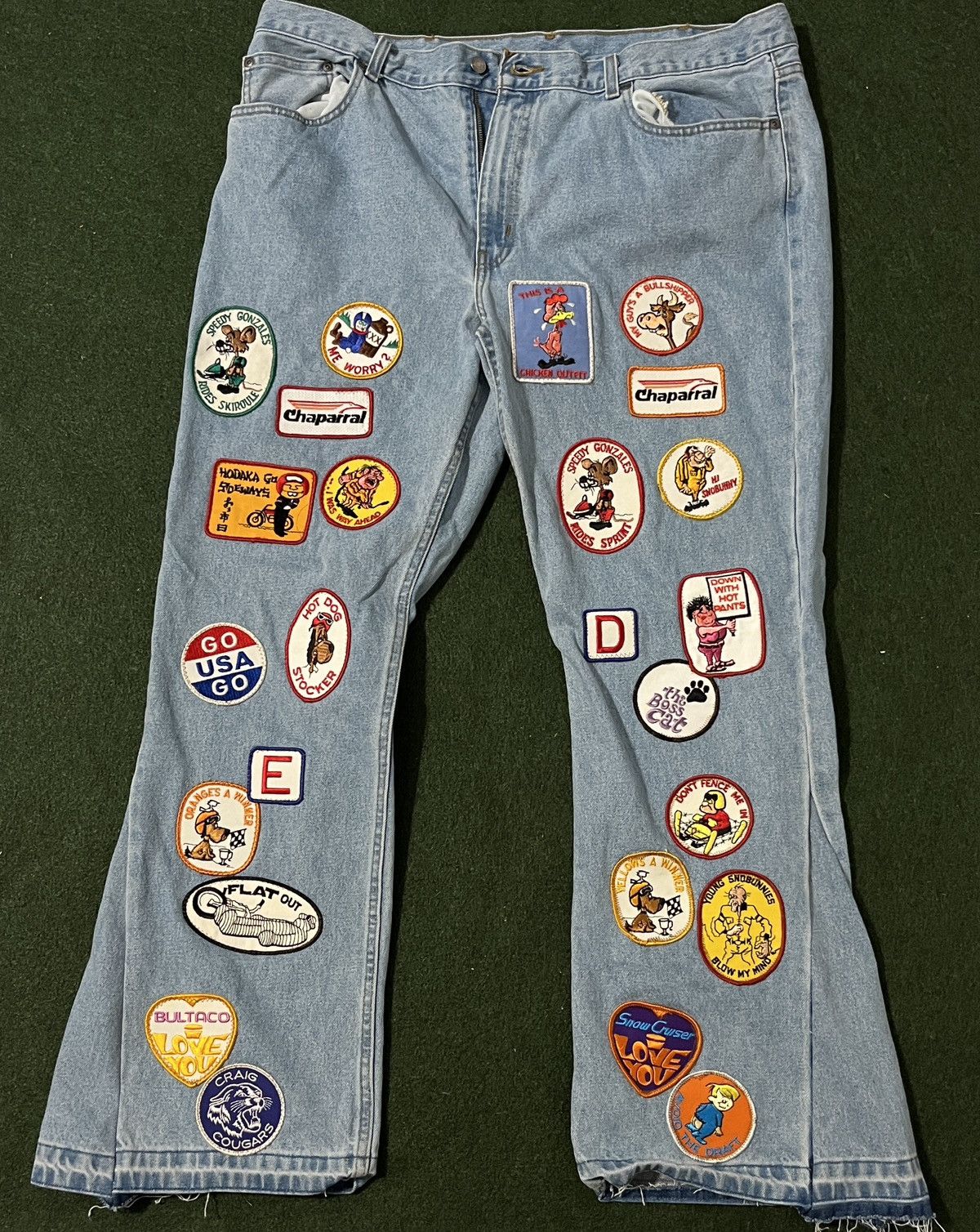 Other Rich Studios Rummage Sale Patchwork Flared Denim Size 40 Size US 40 / EU 56 - 3 Thumbnail