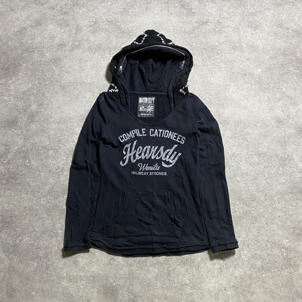 Japanese Brand 2000s Maison Gilfy Double Hoodie Size S / US 4 / IT 40 - 1 Thumbnail