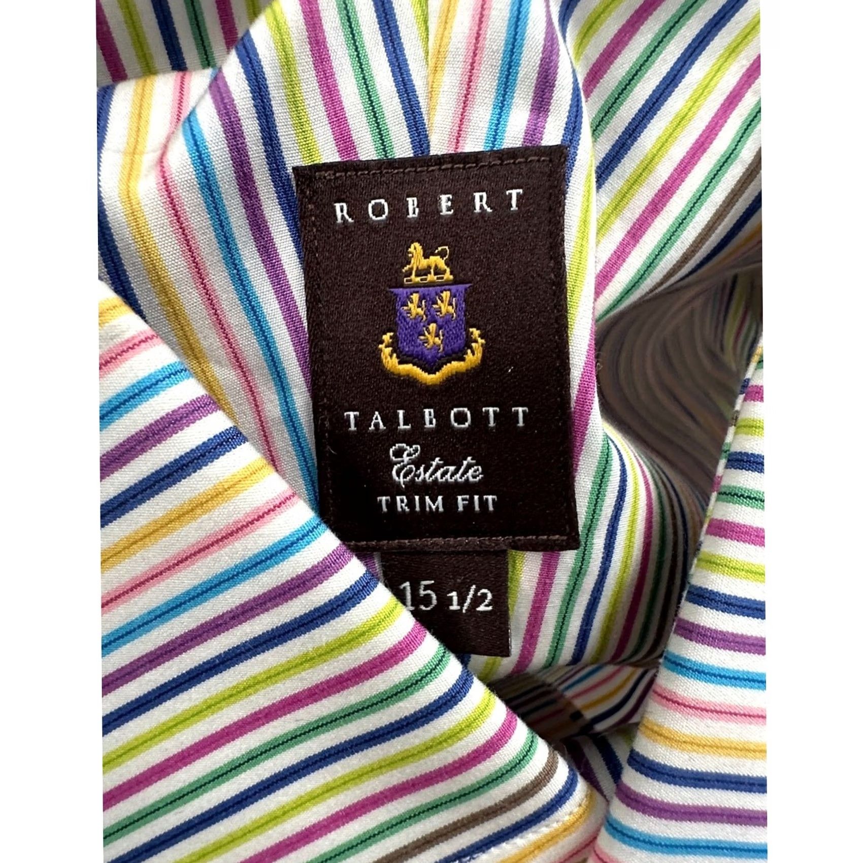 Robert Talbott Robert Talbott Estate Striped Long Sleeve Button Down - 15.5 (Medium) Mens Shirt Size US M / EU 48-50 / 2 - 7 Thumbnail