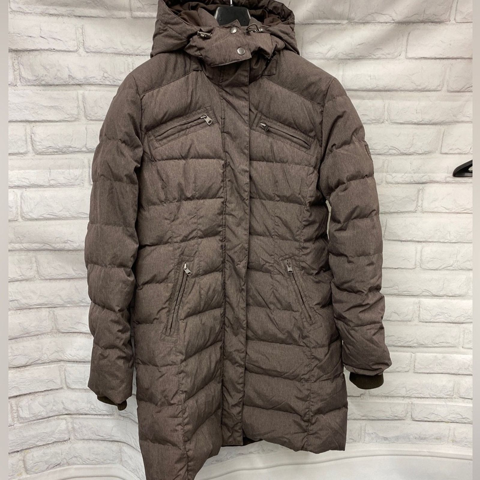 Roots Roots Down Parka Puffer Coat Large Brown Size L / US 10 / IT 46 - 4 Thumbnail