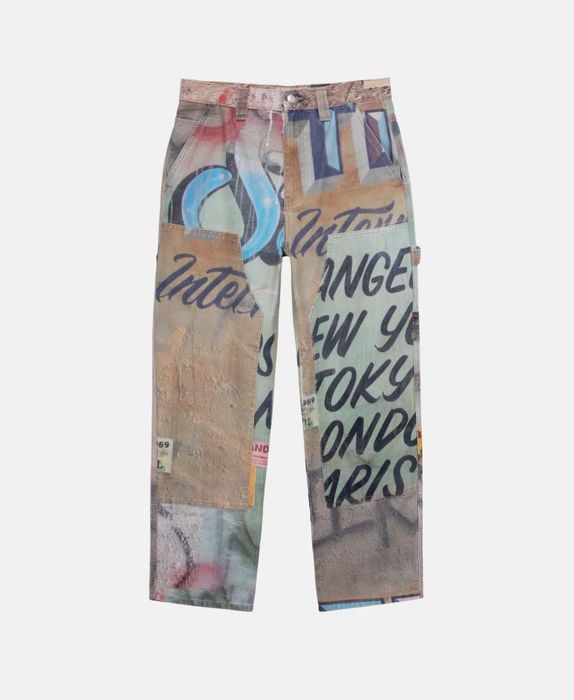 Vintage Stussy Alfonso Canvas Work Pant | Grailed