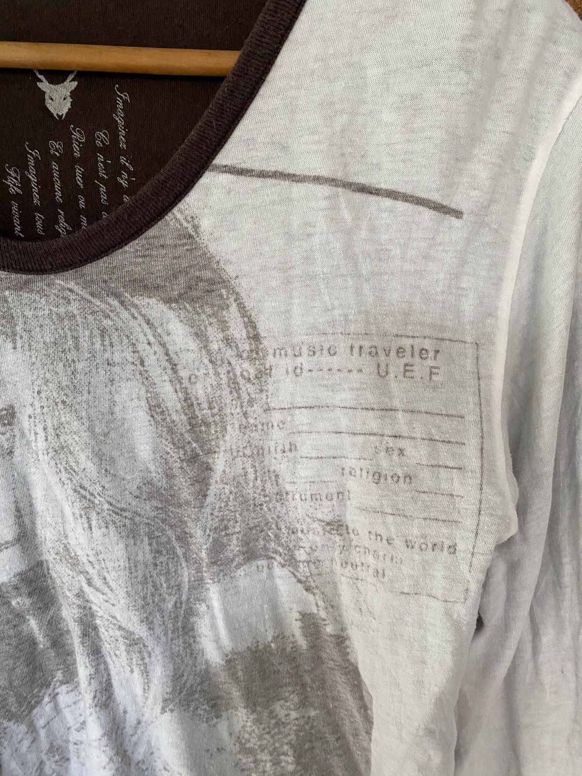 Japanese Brand 2000s Rovtski France Poem and Sex reversible shirt Size US M / EU 48-50 / 2 - 5 Thumbnail