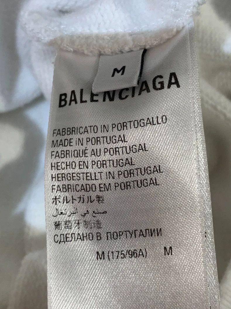 Balenciaga Hoodie White Women's Wear