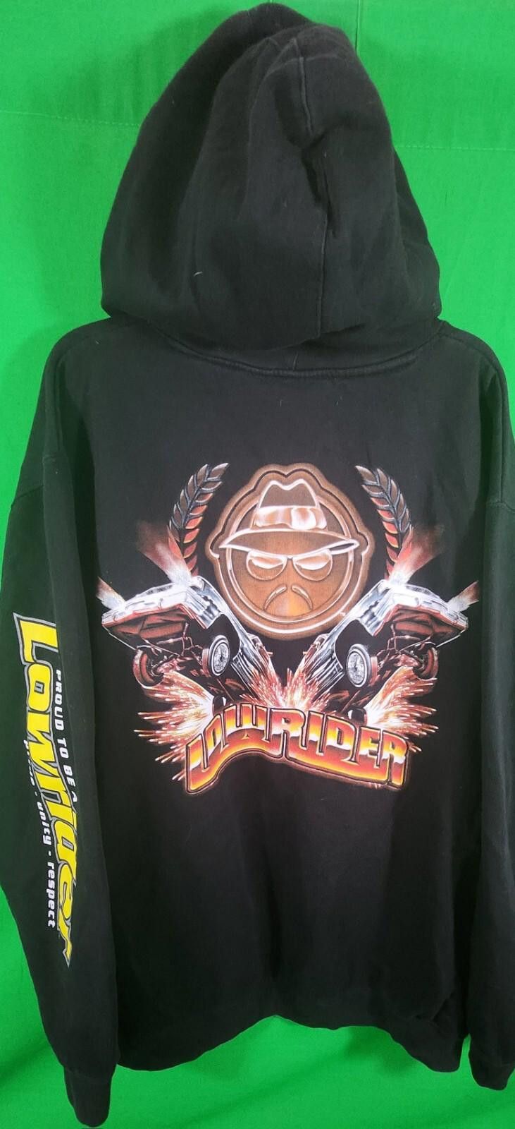 Designer Vintage Lowrider Golo Size Large Hoodie Logo Cars Homies 90s Size US L / EU 52-54 / 3 - 1 Thumbnail