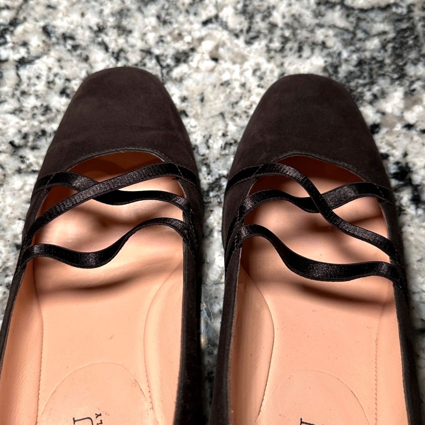 Vintage VINTAGE Anyi Lu Made in Italy Dark Brown Suede Heels Strappy Women 38.5 8.5 Brown Size US 9 / IT 39 - 7 Thumbnail