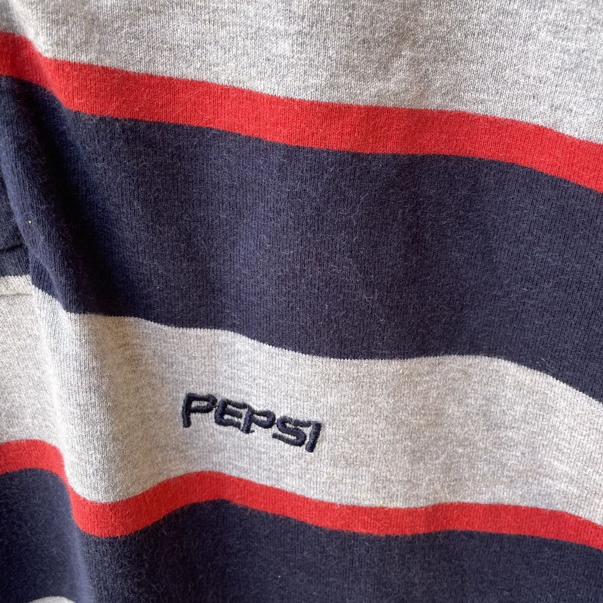 Pepsi × Vintage 🔥🔥Vintage 90s PEPSI Striped Polos Shirts Size US L / EU 52-54 / 3 - 5 Thumbnail