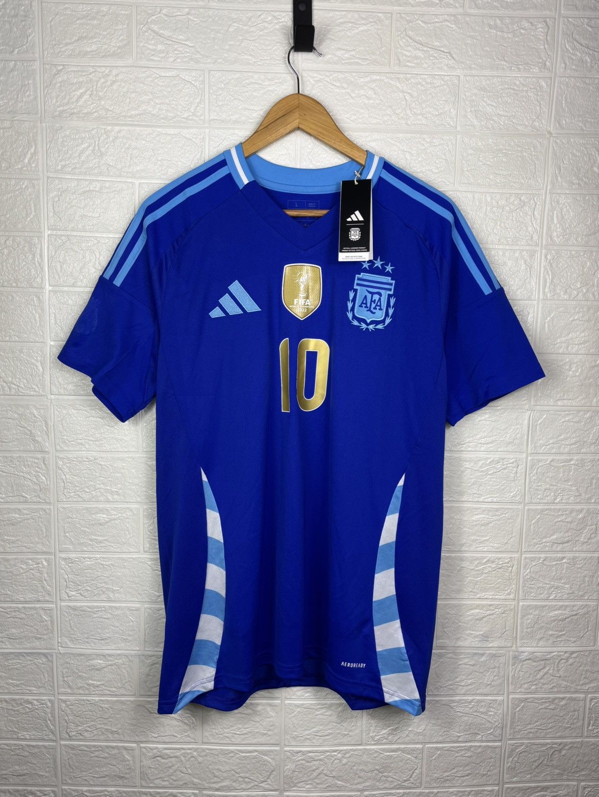 Argentina Away Messi #10 Jersey 2024/25 Adidas