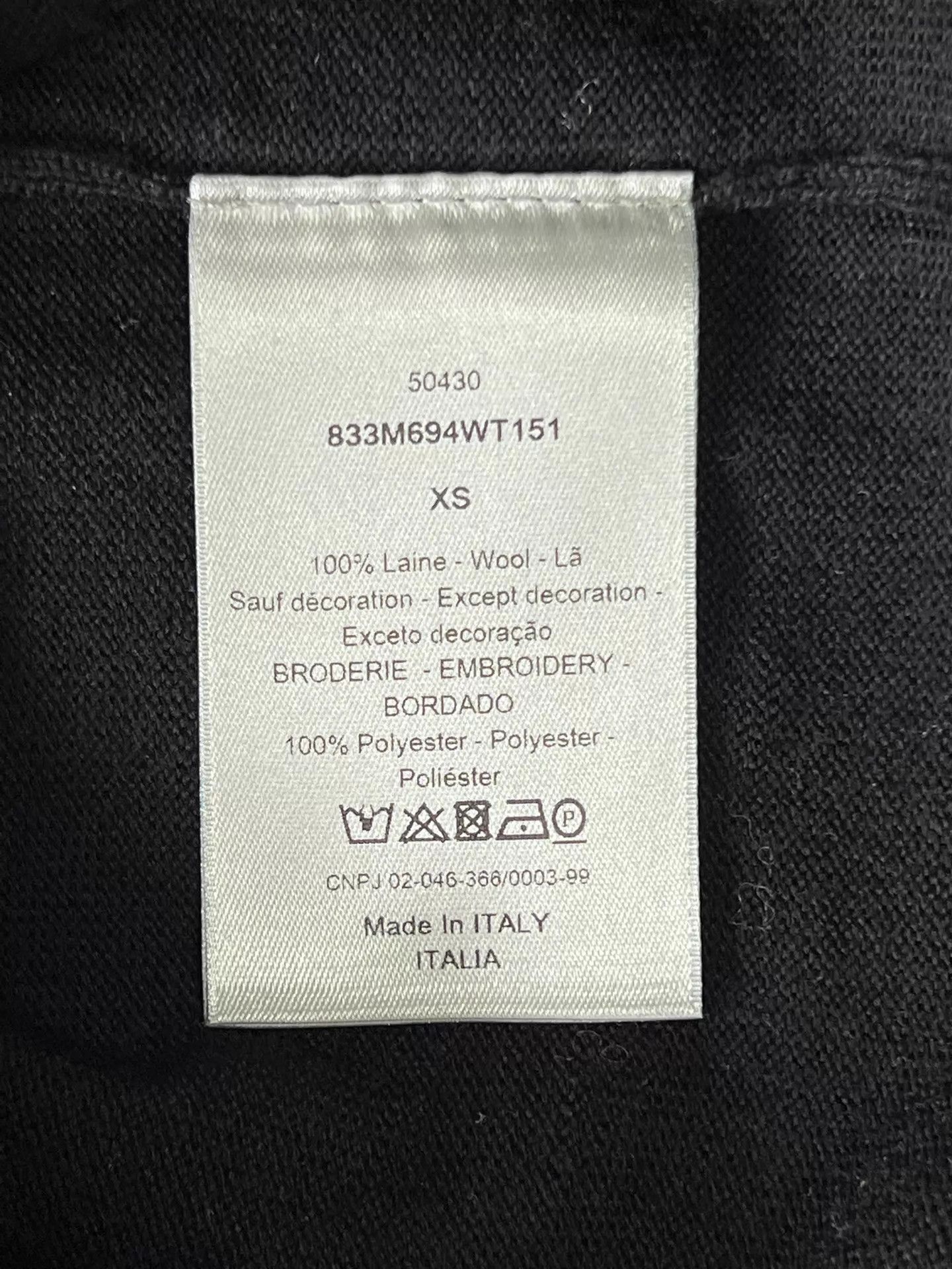 Dior Dior ATELIER Flame Embroidered Hoodie M Black Size US XS / EU 42 / 0 - 6 Thumbnail