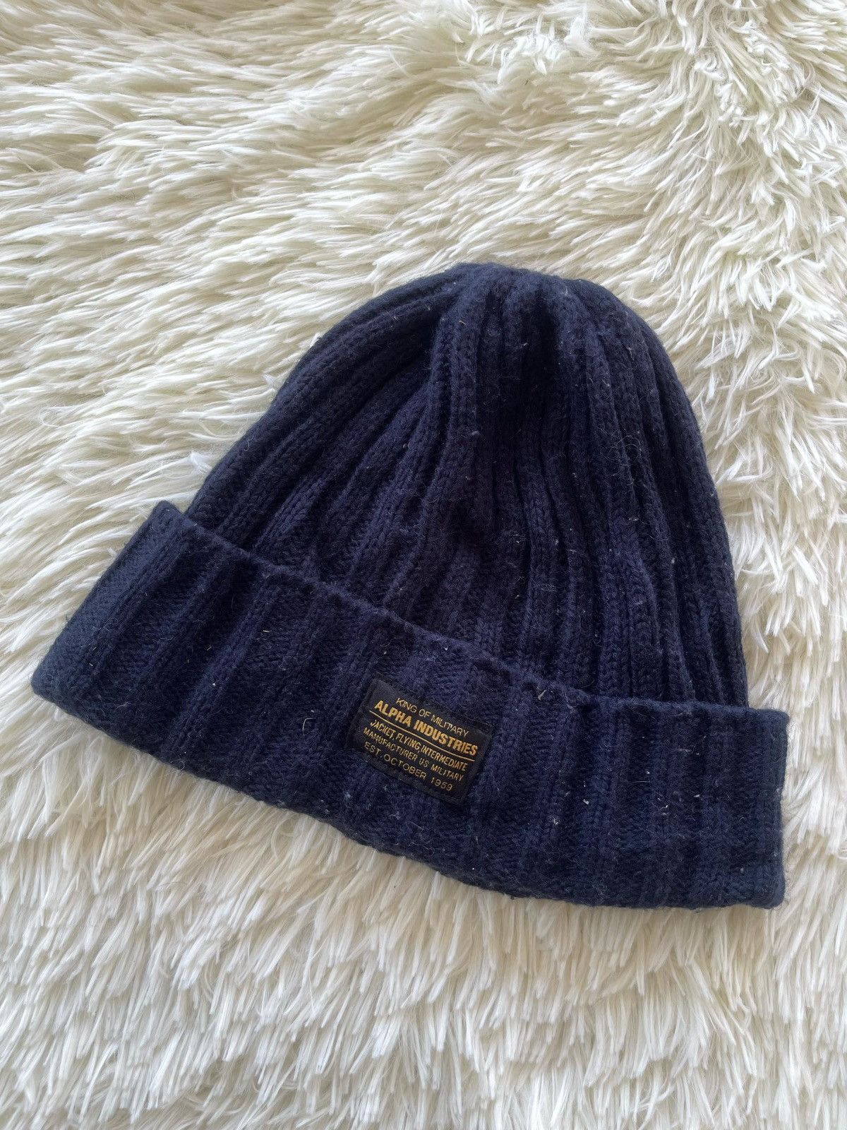 Alpha Industries Alpha Industries Military Beanie Hat Size ONE SIZE - 3 Thumbnail