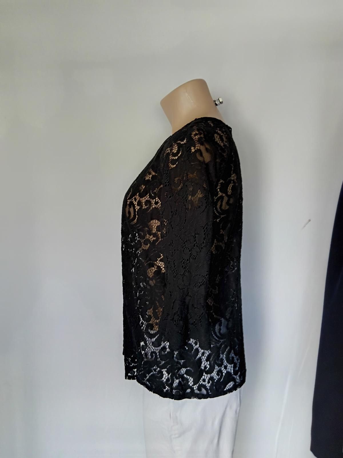 Other Elegant Black Lace Top by Solitaire - Size M Size M / US 6-8 / IT 42-44 - 2 Thumbnail