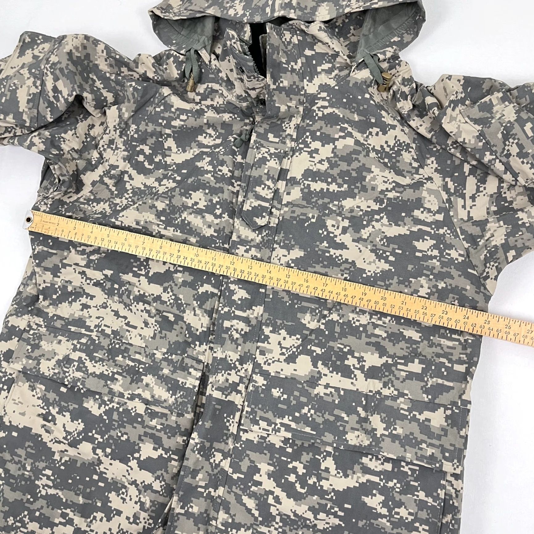 Vintage Tru-Spec H2O ECWCS Parka Green Digital Camo Mens Large Regular Military Army ACU Parka Size US L / EU 52-54 / 3 - 4 Thumbnail