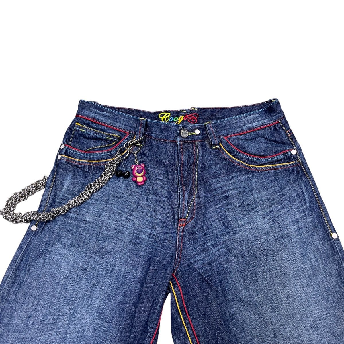 Coogi × Vintage vintage embroidered coogi denim shorts Size US 38 / EU 54 - 10 Thumbnail