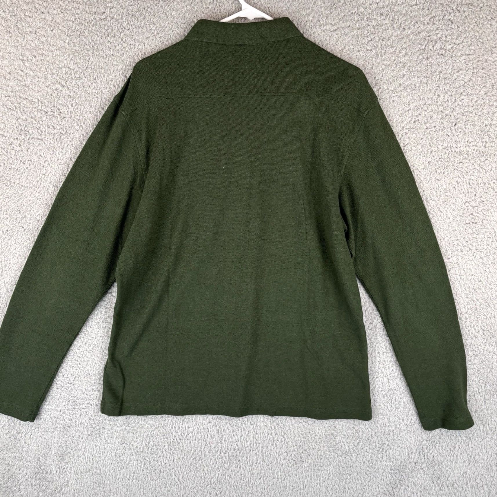 Barbour Barbour Barbour Long Sleeve Polo Rugby Shirt Mens Large Hunter Green Cotton Blend Preppy Shirt Polo Rugby Mens L Green Hunter Barbour Size US L / EU 52-54 / 3 - 5 Thumbnail