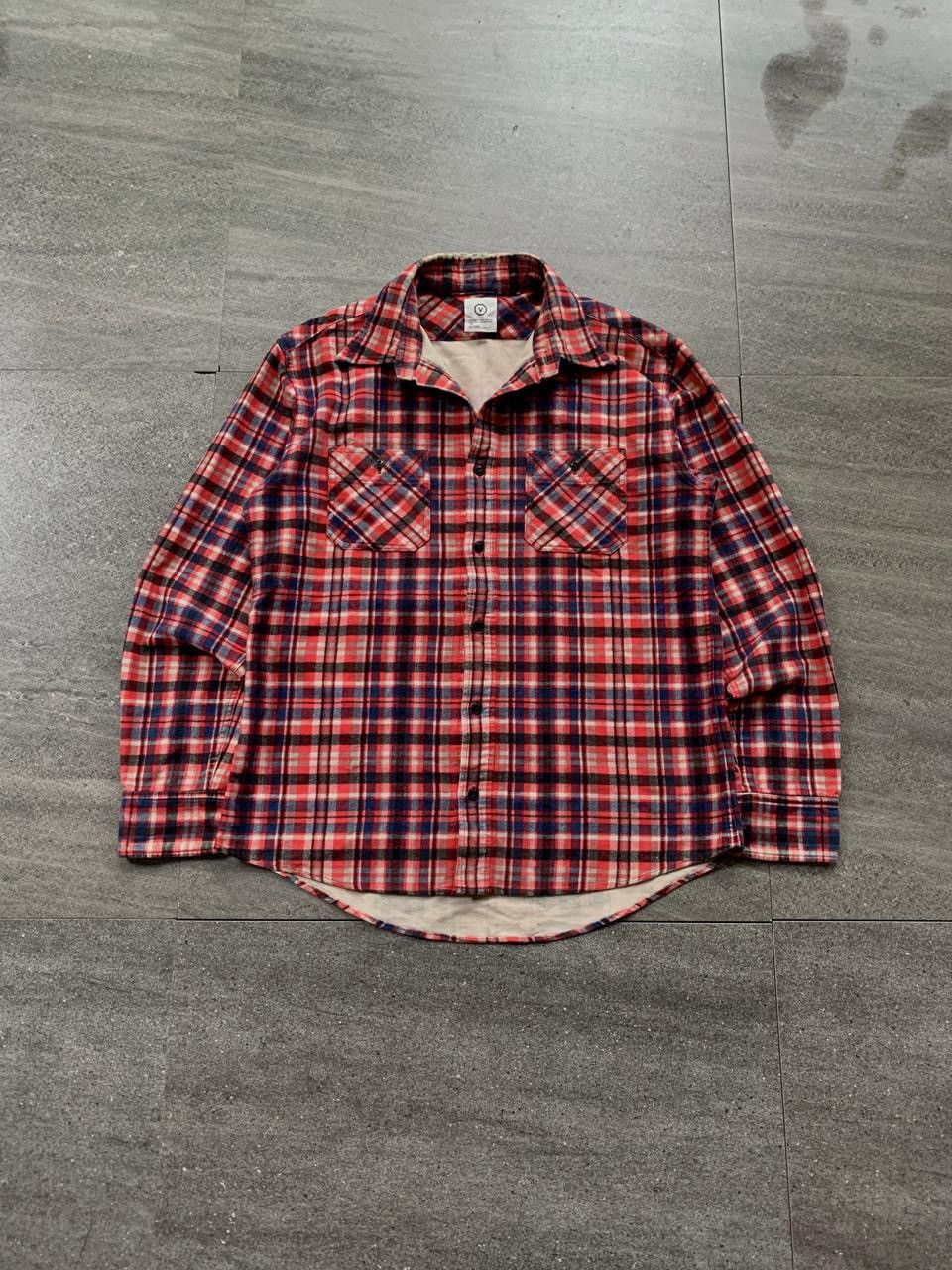 Visvim FREE TAX! 2000s Thick Plaid Flannel Shirt Size US M / EU 48-50 / 2 - 1 Thumbnail