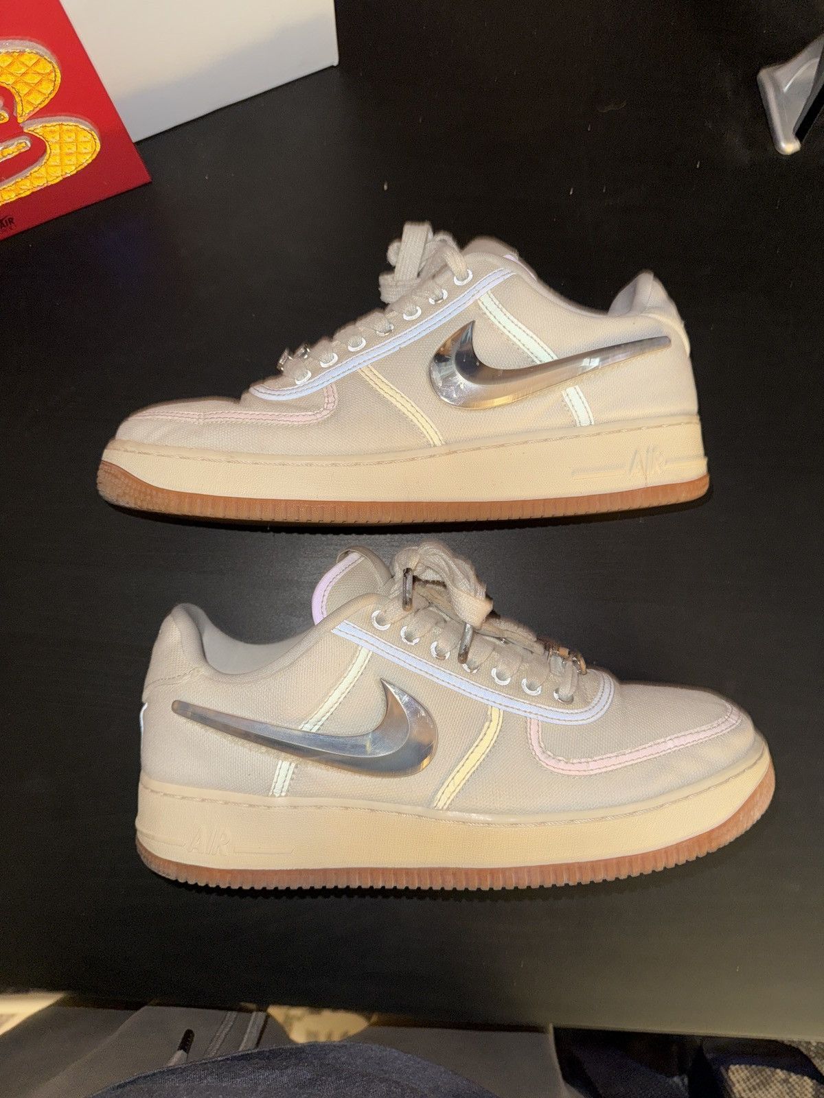 Nike × Travis Scott Nike airforce 1 Travis scott sails Size US 9.5 / EU 42-43 - 1 Thumbnail