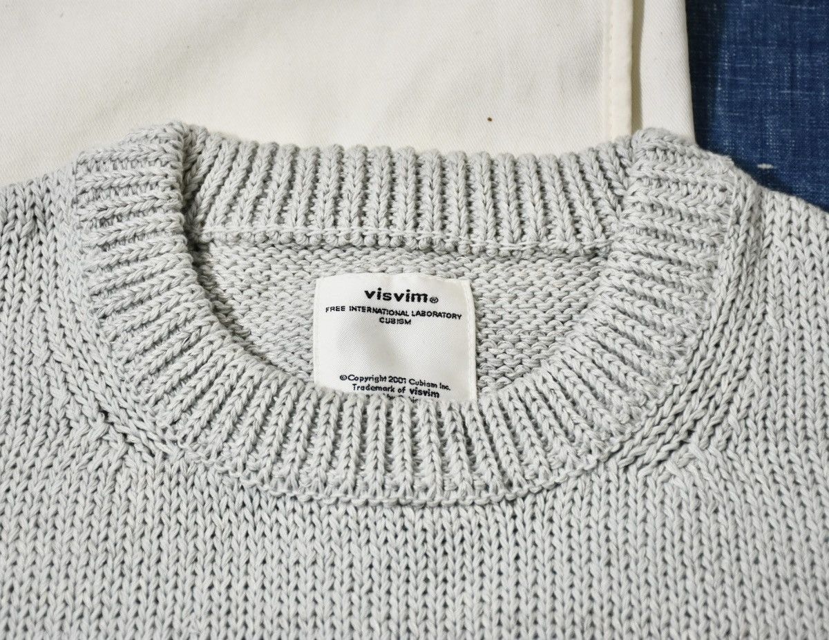 Visvim Visvim 23ss Letterman Crew Knit Vs size3 Size US L / EU 52-54 / 3 - 6 Thumbnail