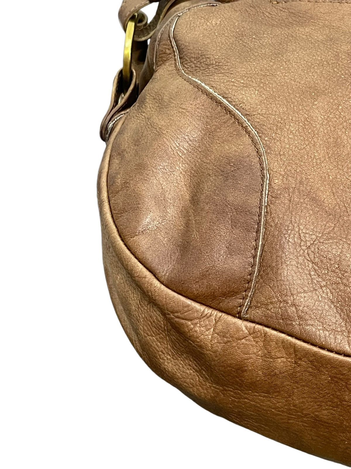 Leather Full Leather Limpronta Italy Tote Shoulder Bag 5🟩 Size ONE SIZE - 6 Thumbnail