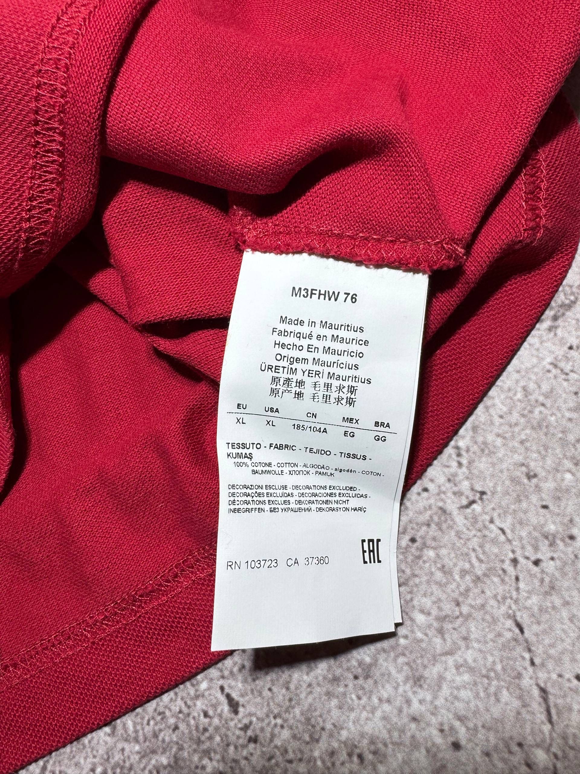 Armani Armani Jeans Vintage Red Long Sleeve T-shirt Cotton Size US XL / EU 56 / 4 - 6 Thumbnail