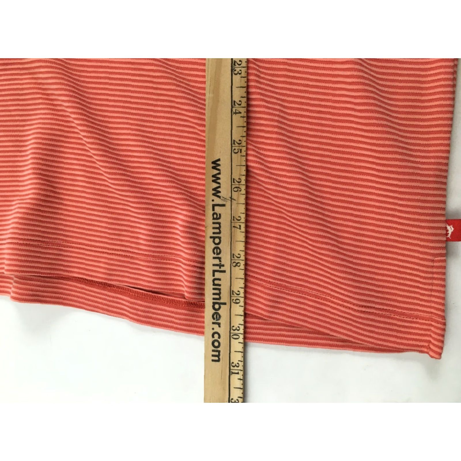 Tommy Bahama Tommy Bahama Shirt Men's Large Salmon Striped Short Sleeve Polo Casual Polo Shirt Size US L / EU 52-54 / 3 - 4 Thumbnail