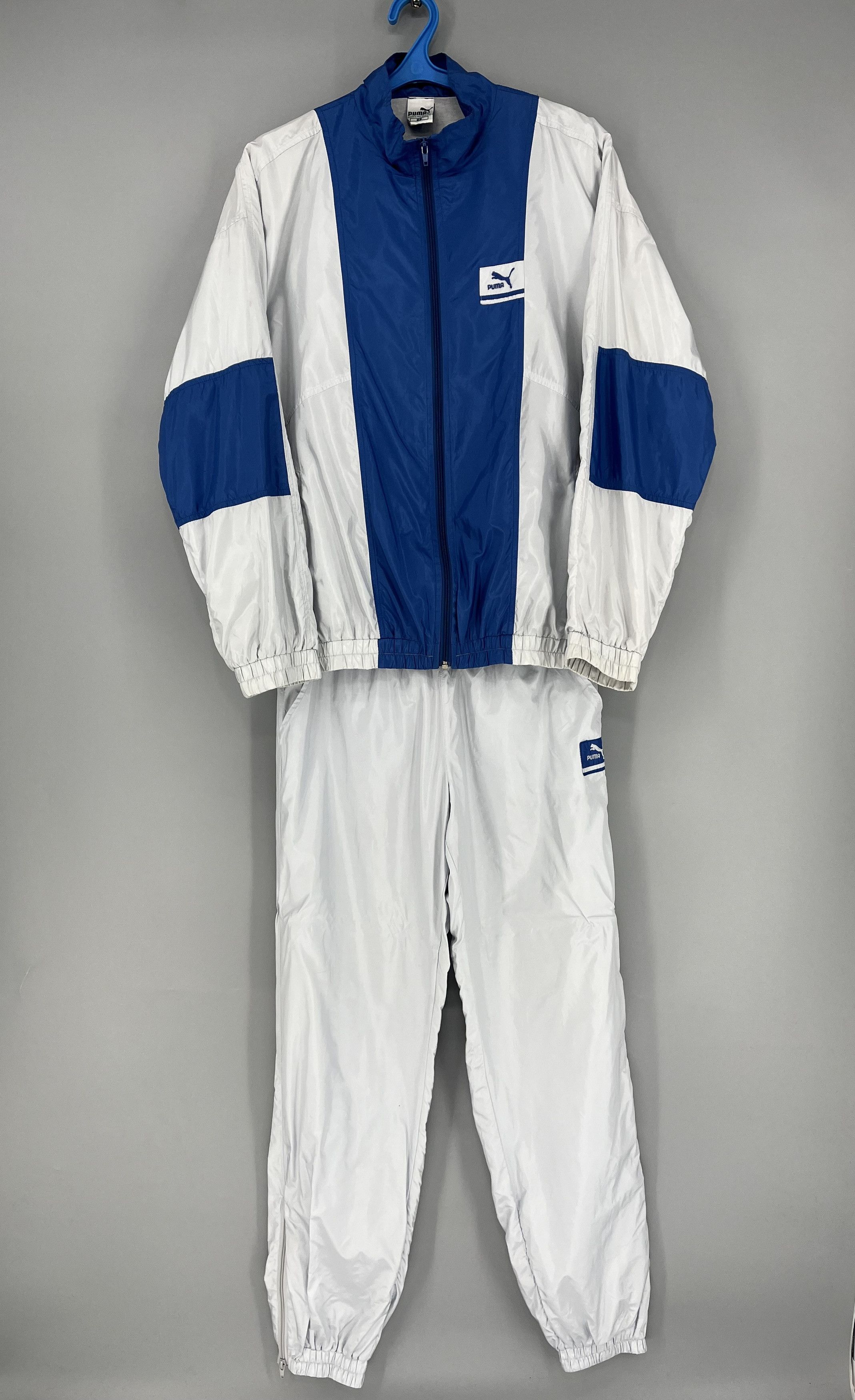 Puma 90s Vintage Puma Sport Track Suit Sweatshirt + Pants Size US M / EU 48-50 / 2 - 2 Thumbnail