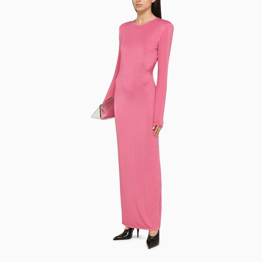 ROTATE o1d2blof0924 Maxi Dress in Pink Size M / US 6-8 / IT 42-44 - 2 Thumbnail