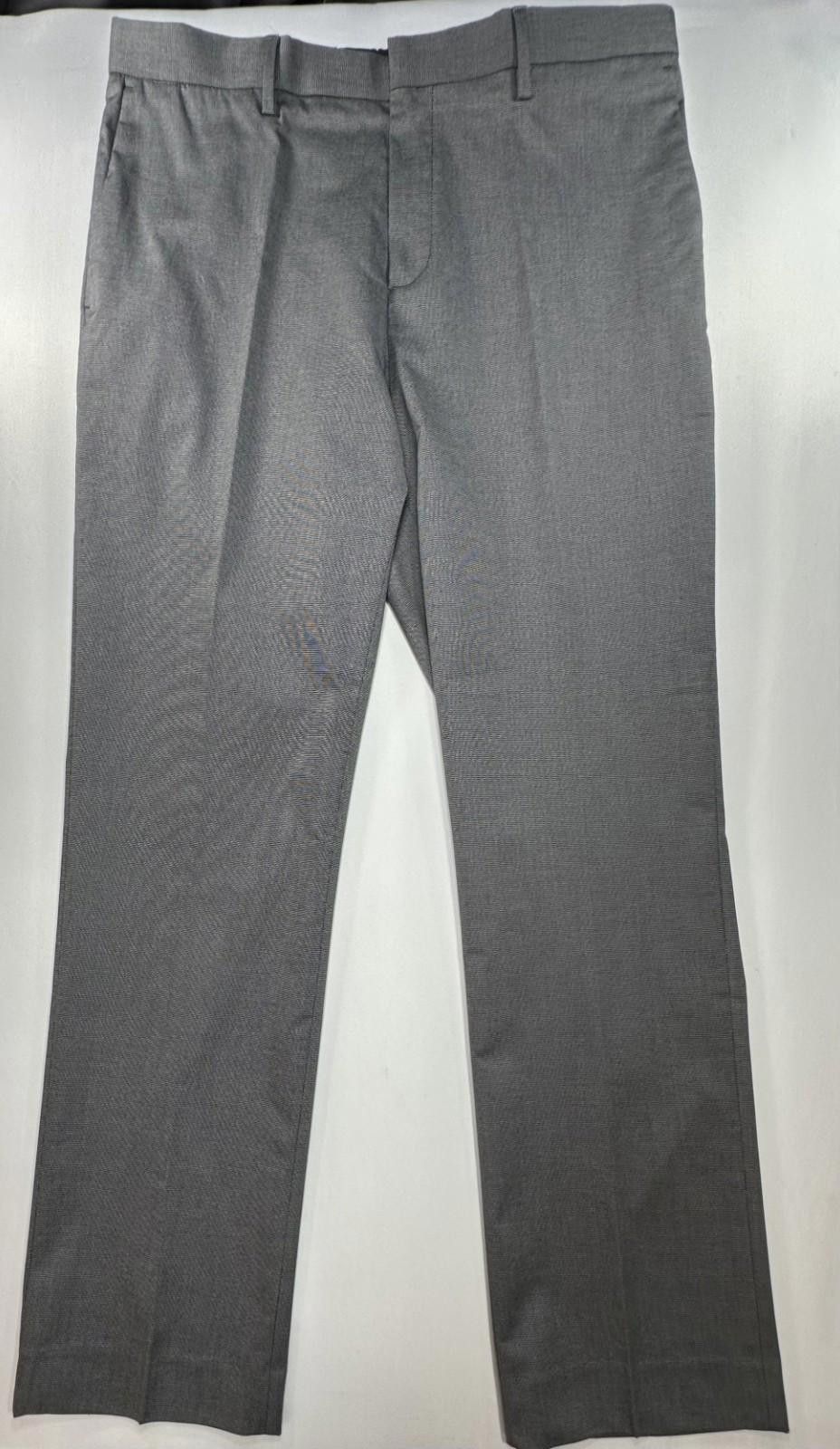 Banana Republic Banana Republic Stretch Slim Fit Dress Pants Gray Mens 36/34 Size US 36 / EU 52 - 1 Thumbnail