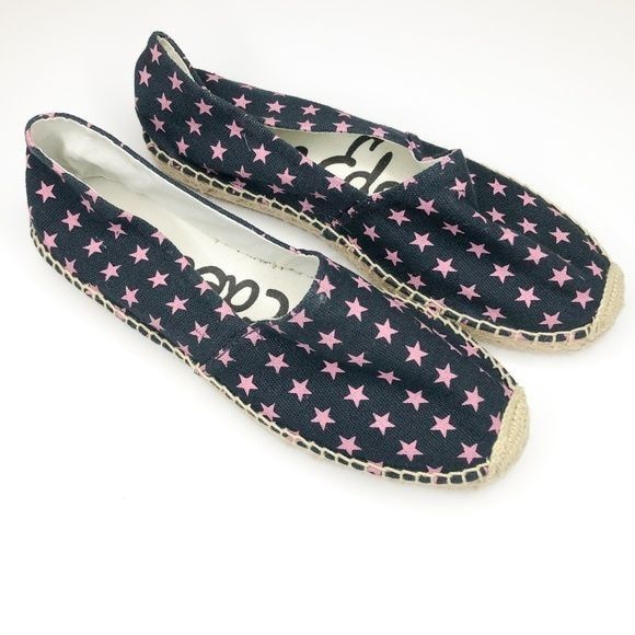 Sam Edelman Sam Edelman Pink Star Espadrille Shoes Size US 7.5 / IT 37.5 - 2 Thumbnail