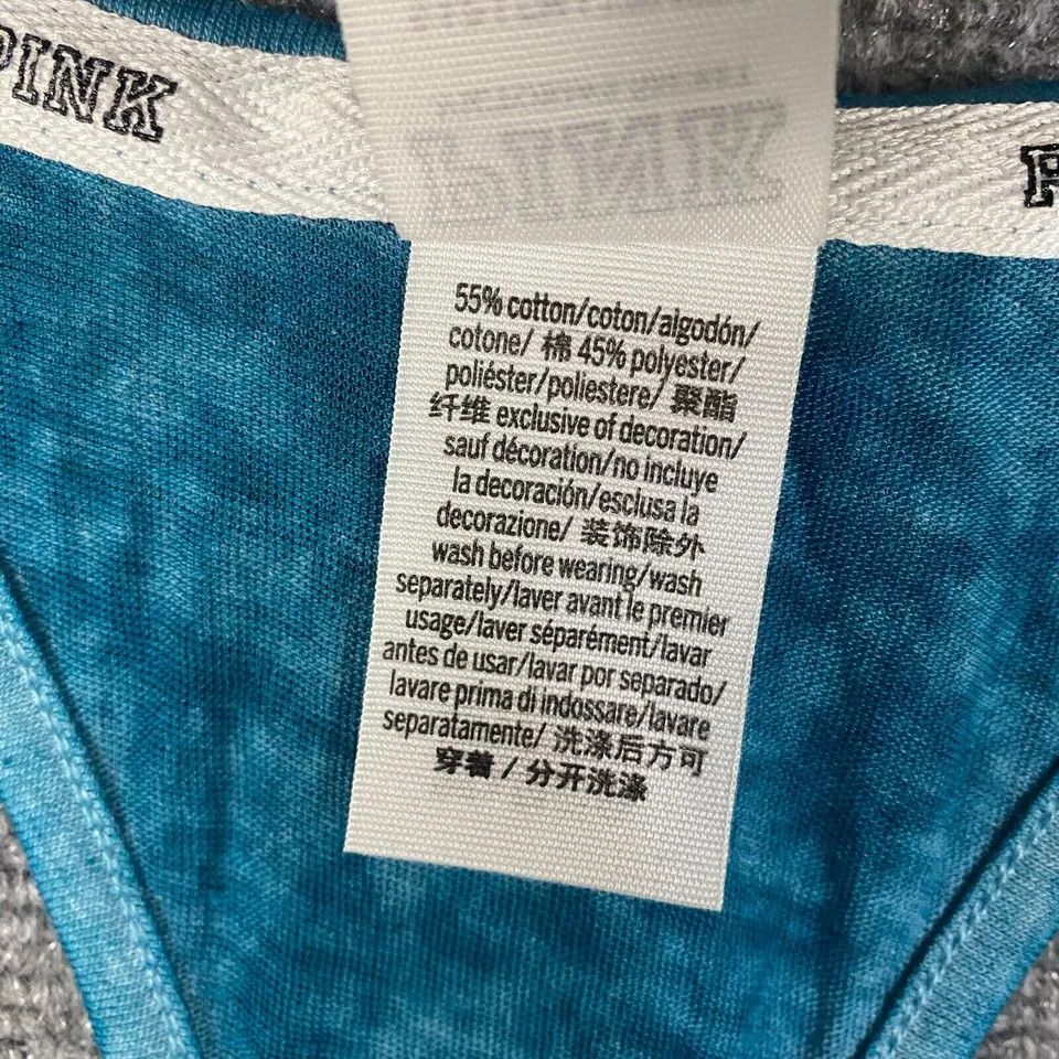 Victoria's Secret Victoria's Secret Pink Tank Top Women's Small Blue Sleepwear Size S / US 4 / IT 40 - 4 Thumbnail