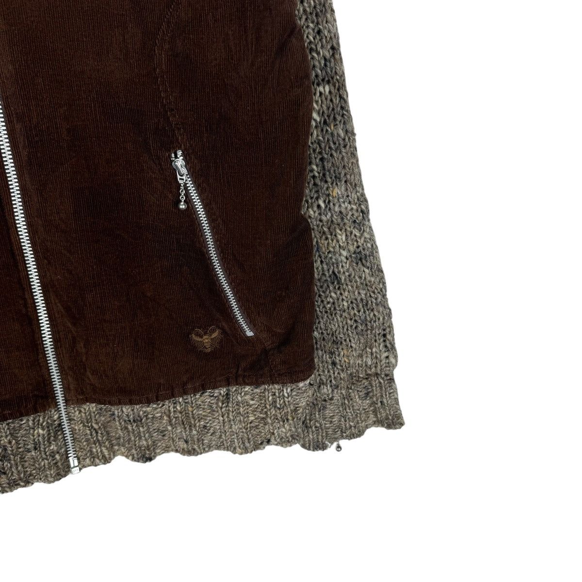 Japanese Brand 🌟BALANCE WEAR DESIGN KNITWEAR BIKERS JACKET Size US L / EU 52-54 / 3 - 7 Thumbnail
