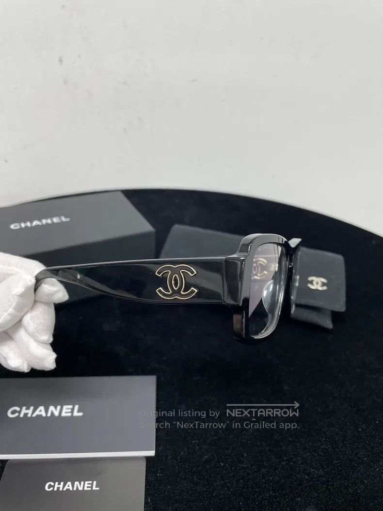 Chanel Chanel Logo square frame flat glasses Size ONE SIZE - 3 Thumbnail