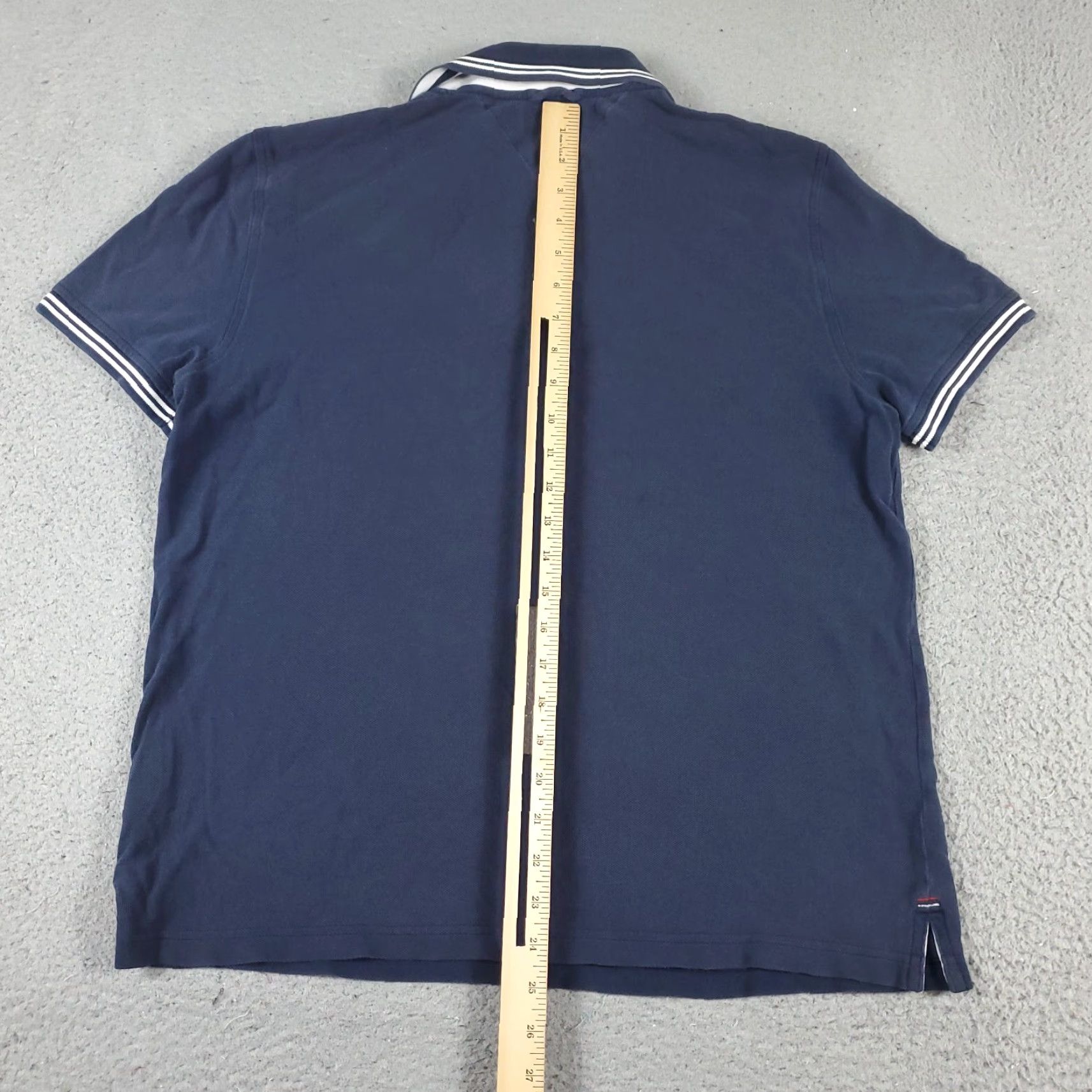 Tommy Hilfiger Tommy Hilfiger Polo Shirt Mens Medium Blue Casual Short Sleeve Activewear Size US M / EU 48-50 / 2 - 4 Thumbnail