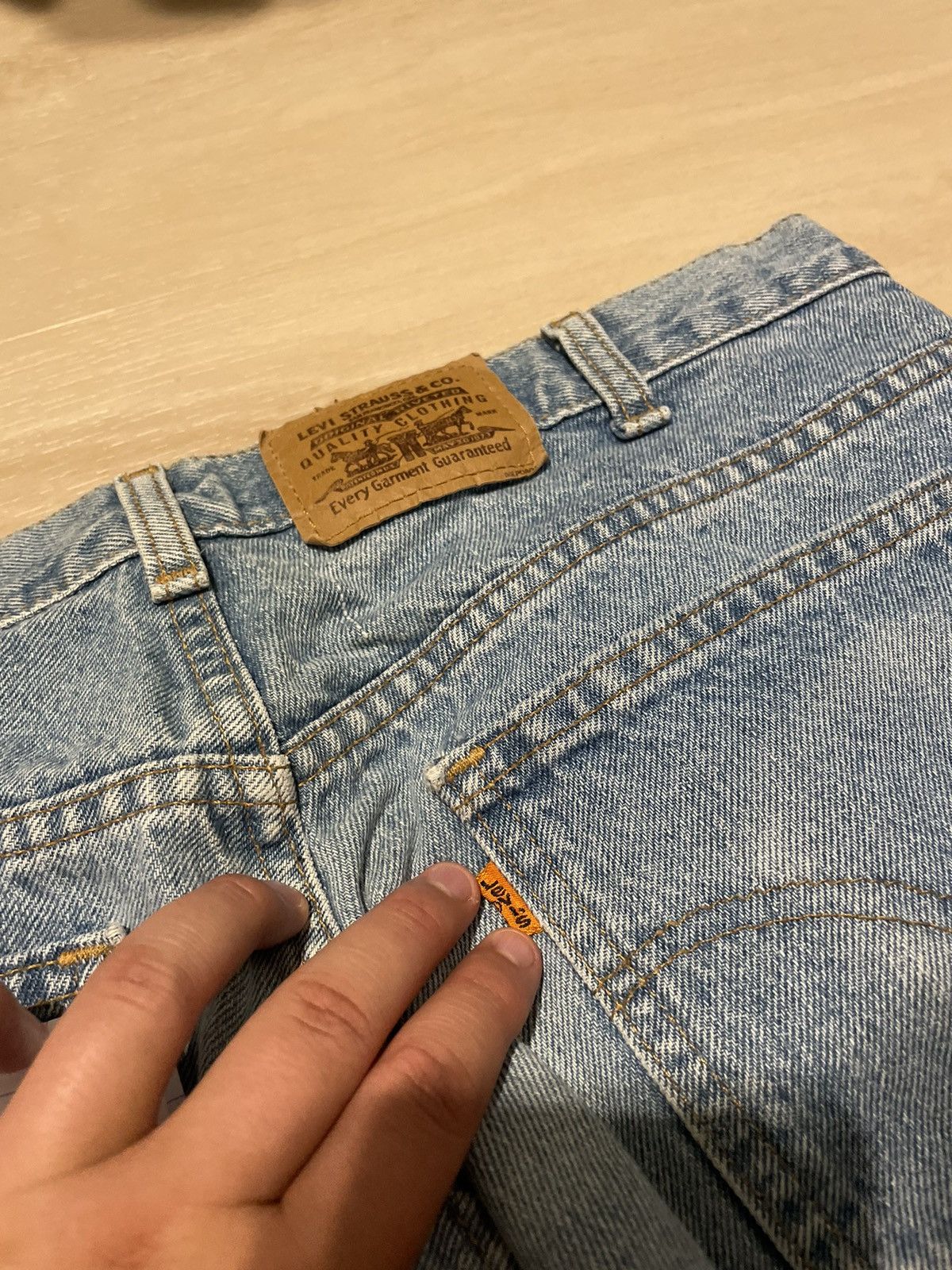Levi's Levis Orange Tab Light Wash Denim 1 Size US 36 / EU 52 - 2 Thumbnail