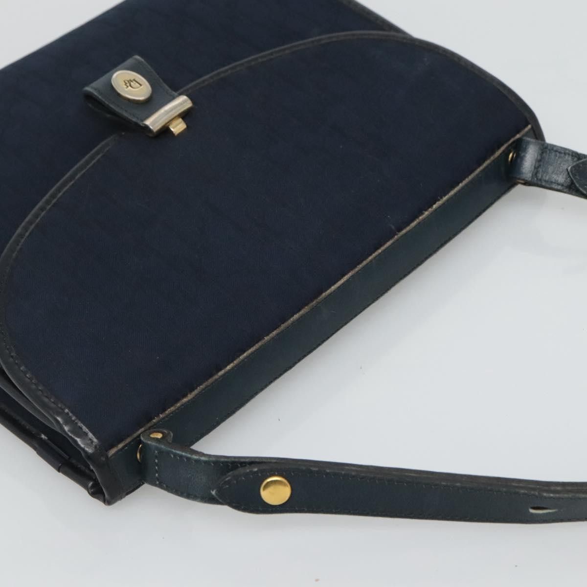 Dior DIOR Trotter Canvas Shoulder Bag Navy Size ONE SIZE - 6 Thumbnail