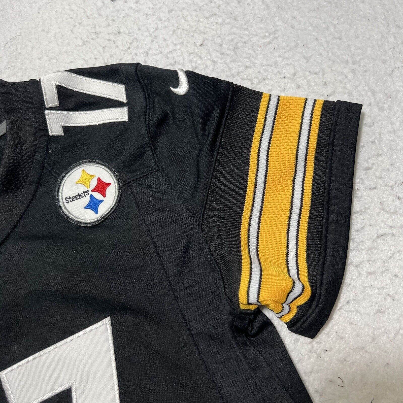 Nike Nike Small Pittsburgh Steelers Mike Wallace 80 Season Jersey Size S / US 4 / IT 40 - 4 Thumbnail