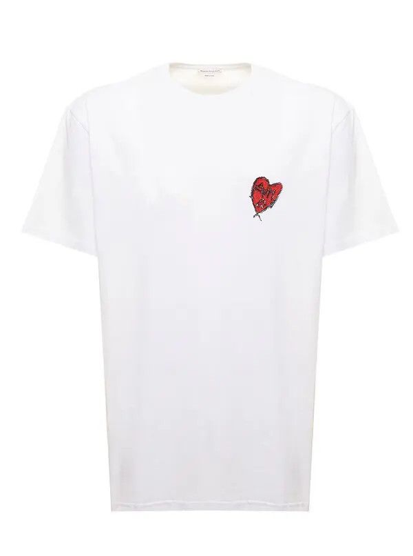 Alexander McQueen o1y1024 T-Shirt In White Size US XS / EU 42 / 0 - 1 Preview