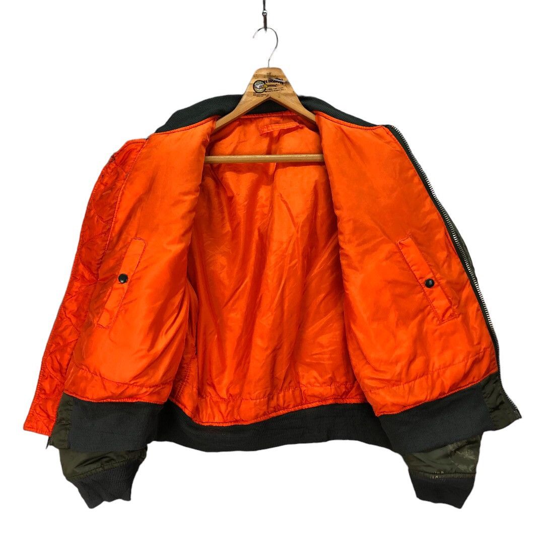 Alpha Industries Vintage ALPHA Made In Usa USAF MA-1 Bomber Jacket #4878-37 Size US L / EU 52-54 / 3 - 15 Thumbnail
