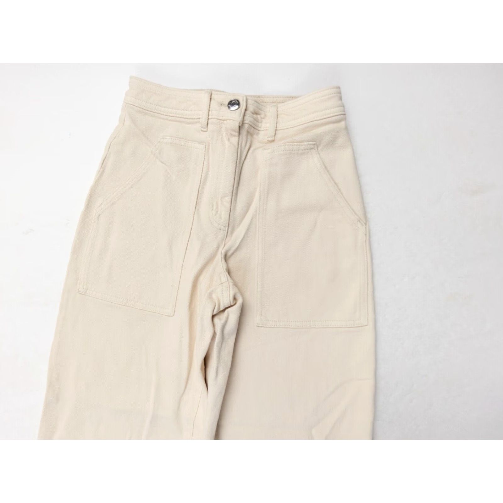 Vintage Wilfred Free Modern Utility Pants Women's Size 0 Beige Mid Rise Casual Cotton Spandex Outdoor Size 25" / US 0 / IT 36 - 2 Thumbnail