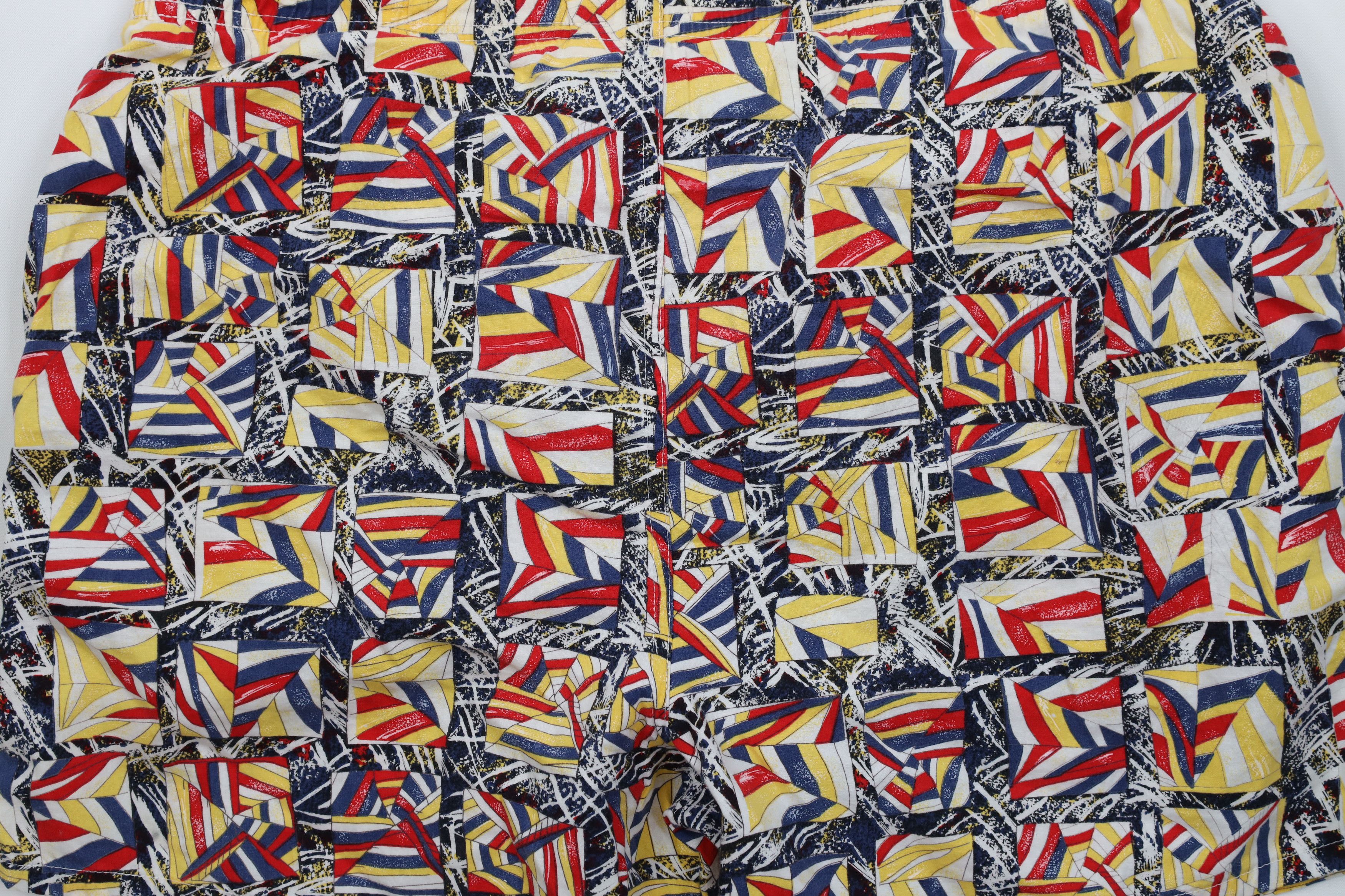 Vintage Vintage 90s Hobie Abstract Sailing Flags Lined Shorts Trunks Size US 32 / EU 48 - 12 Thumbnail