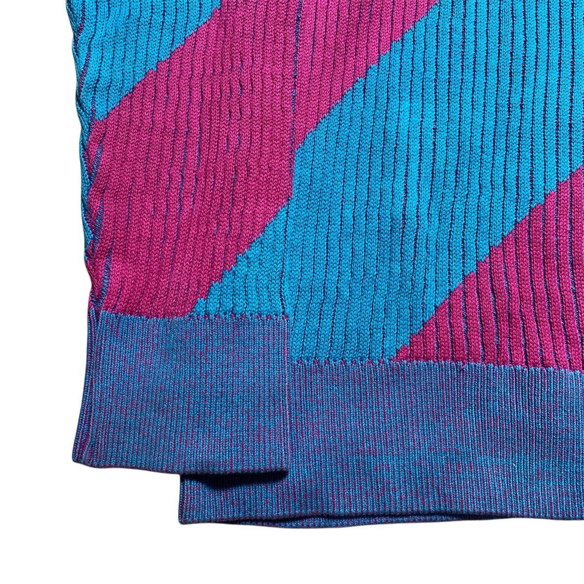 Issey Miyake Vintage Issey Miyake Knit Two Tone Colour Sweater Size US M / EU 48-50 / 2 - 4 Thumbnail