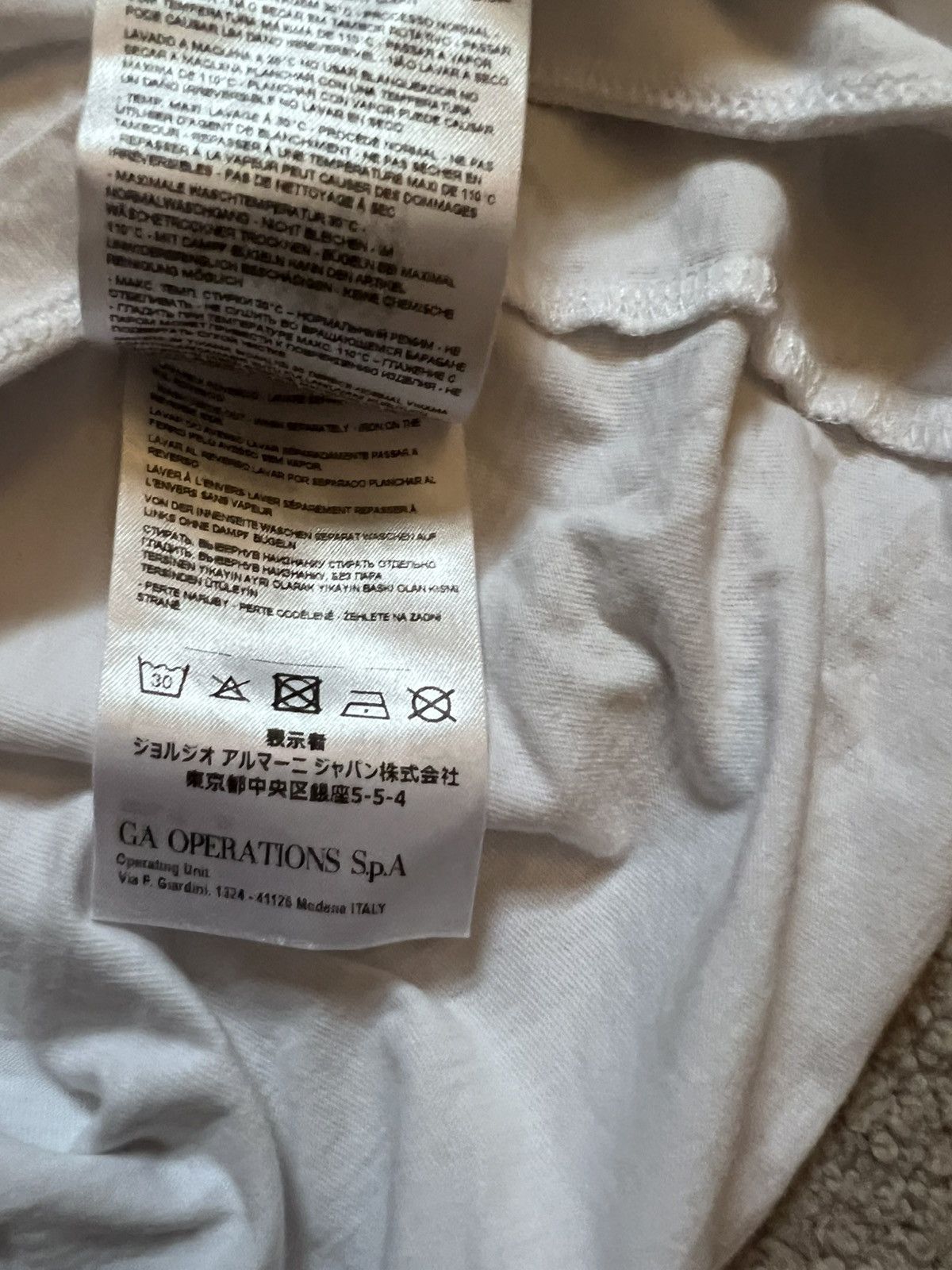 Armani Exchange Armani Exchange White Polo Size US S / EU 44-46 / 1 - 5 Thumbnail