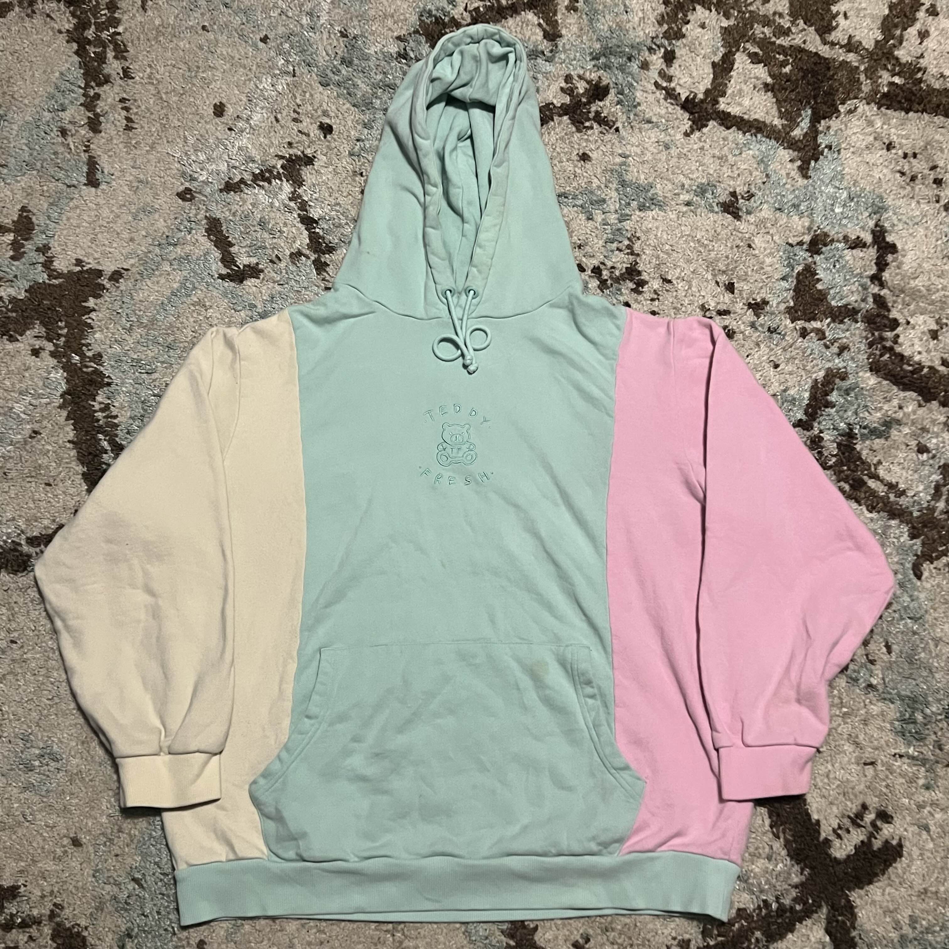 Teddy Fresh Teddy Fresh Pastel Colorblock Hoodie XL H3 Ethan Klein Hila Grailed