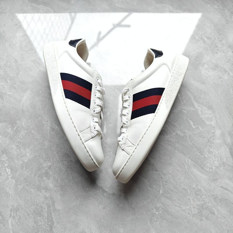Gucci Gucci Classic Ace Low Top Sneakers for Men - Size US 8 / EU 41 - 8 Thumbnail