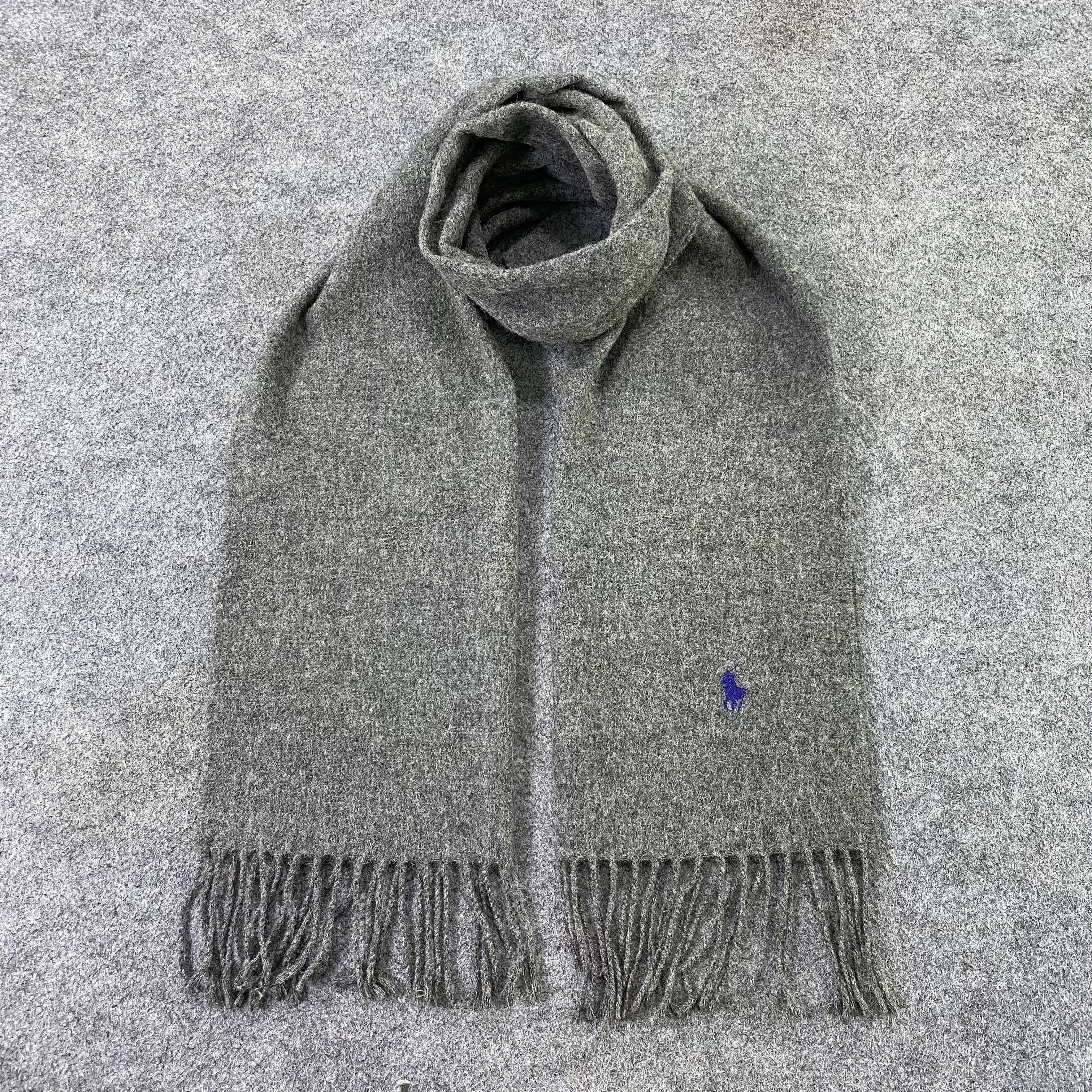 Polo Ralph Lauren × Vintage Polo Ralph Lauren Wool Scarf / Muffler / Neckwear-K033 Size ONE SIZE - 1 Thumbnail
