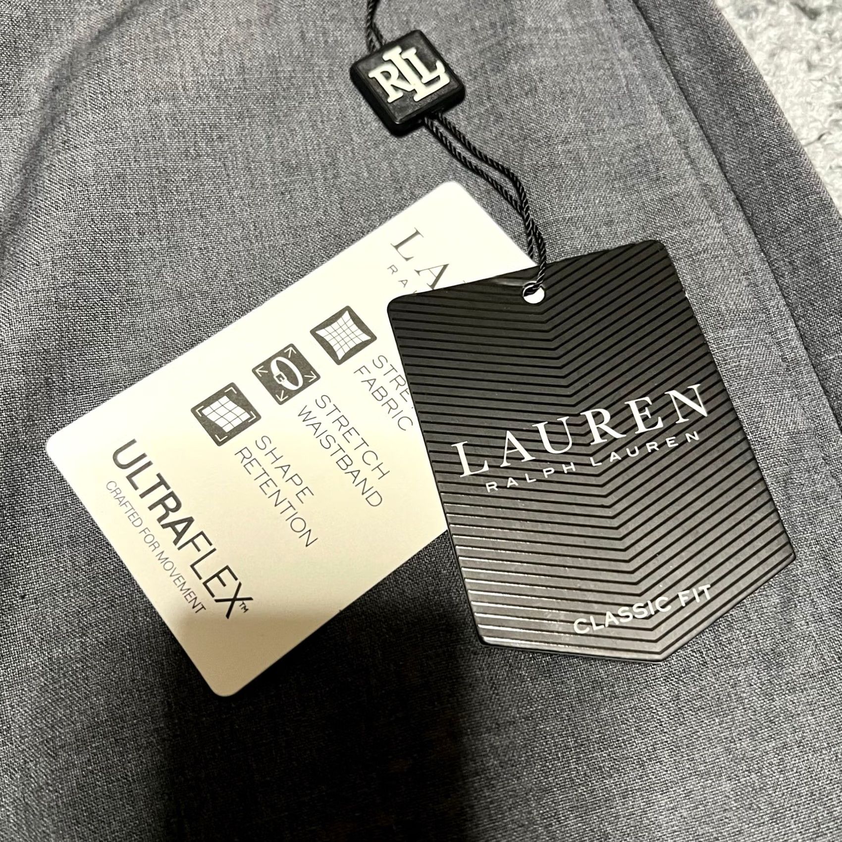 Vintage Lauren Ralph Lauren Pants Mens 38 x 30 High Performance Wool Dress Ultraflex Gray Dress Pants Mens Regular Wool Ultraflex 38 30 Size US 38 / EU 54 - 2 Thumbnail