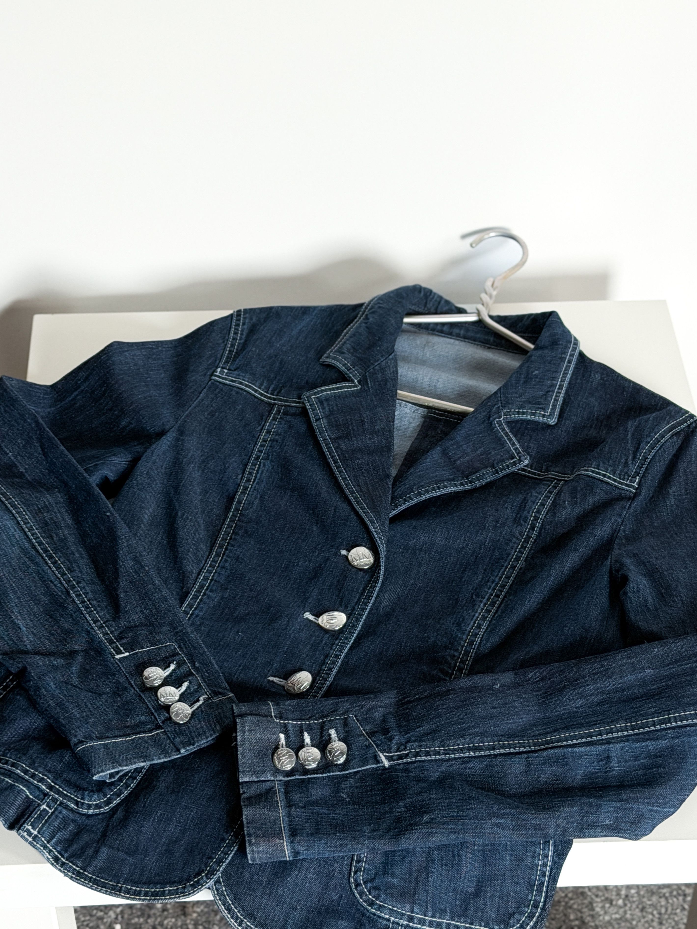 Max Mara Max Mara Vintage Women’s Denim Jacket Size M / US 6-8 / IT 42-44 - 5 Thumbnail